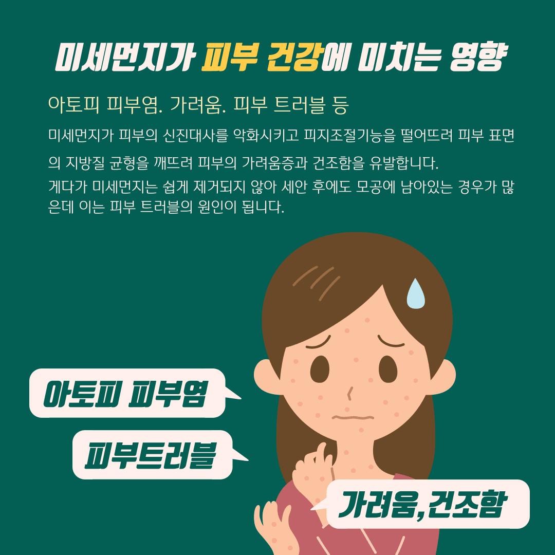 미세먼지가 우리 인체에 미치는 영향
