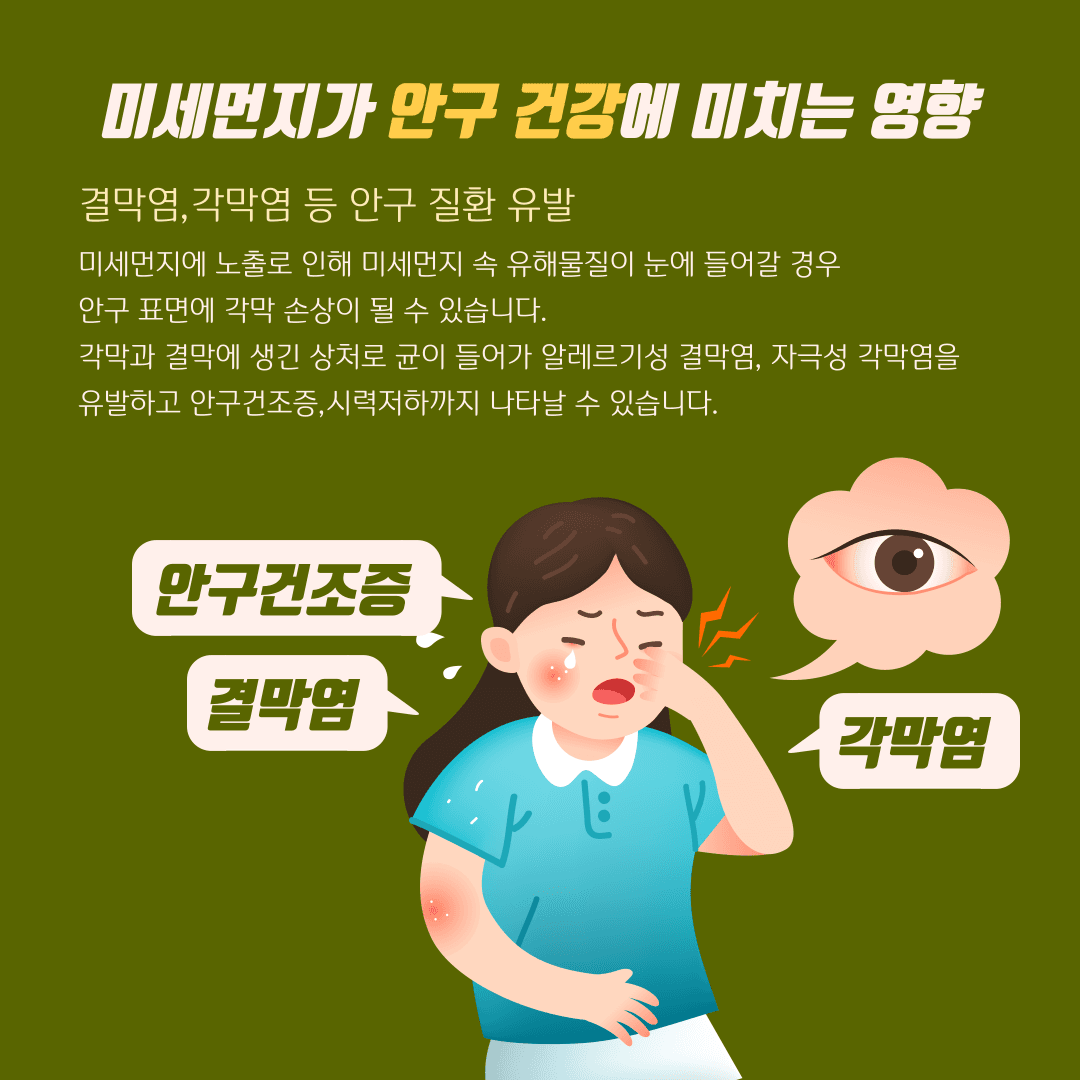 미세먼지가 우리 인체에 미치는 영향